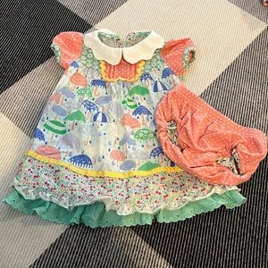 Matilda Jane Baby Girl Dress with Diaper cover
